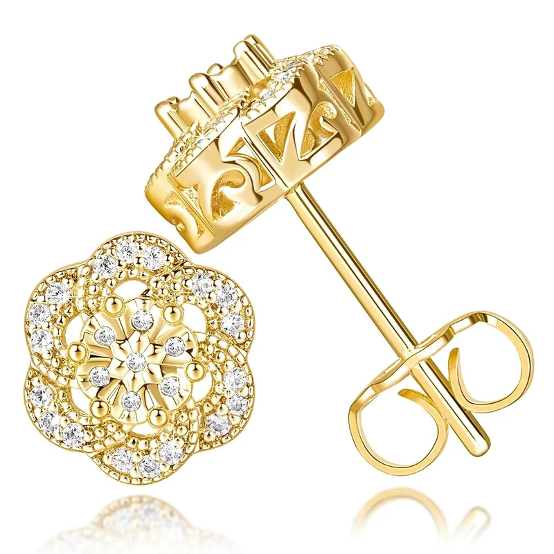 Gold Stud Earrings Mandati Jewelers Jewelry