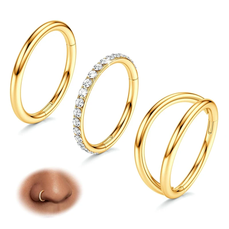 Stainless Steel Septum Ring Mandati Jewelers Jewelry